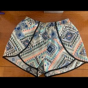 Colorful patterned shorts